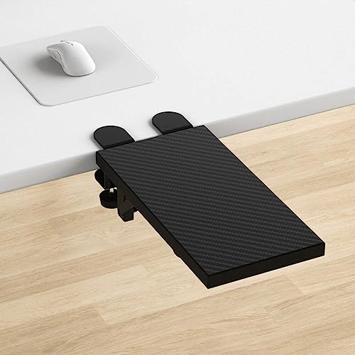 Luxylei Computer Arm Support Ergonomic Adjustable Desk Armrest Sturdy Mouse Arm Support Computer Desktop Extender for Home Office