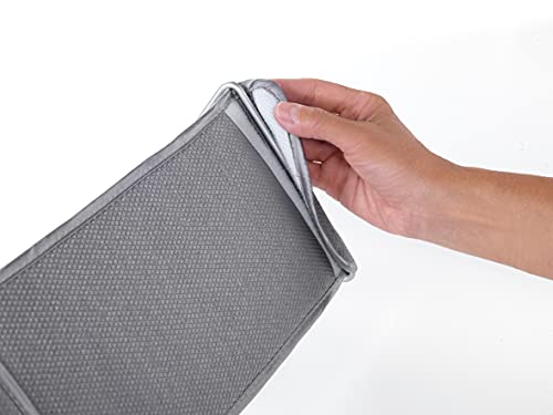 Metaltex Bottle Drying Rack, Metal, Gray, für 2 Flaschen