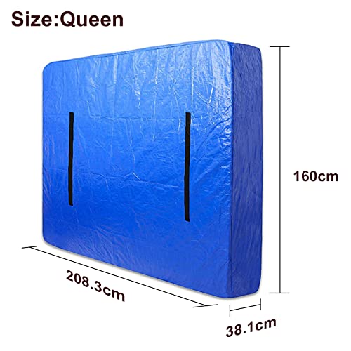 Mattress Cover for Moving,8 Handles Heavy Duty Moving House Mattress Bag (Queen Size)
