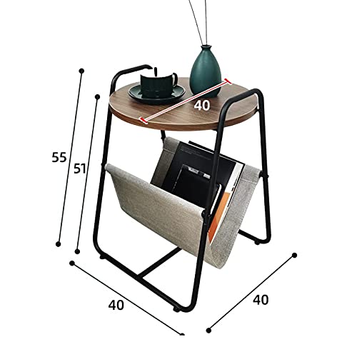 JYDQM Living Room Sofa Bedside Light Corner Tea Table Small House Rack Solid Wood Table