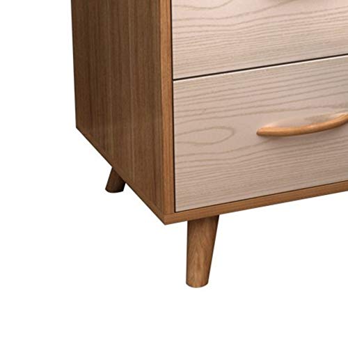 JYDQM Bedside Cabinet Mini Cabinet Simple Storage Cabinet, and Simple Double Drawer Design