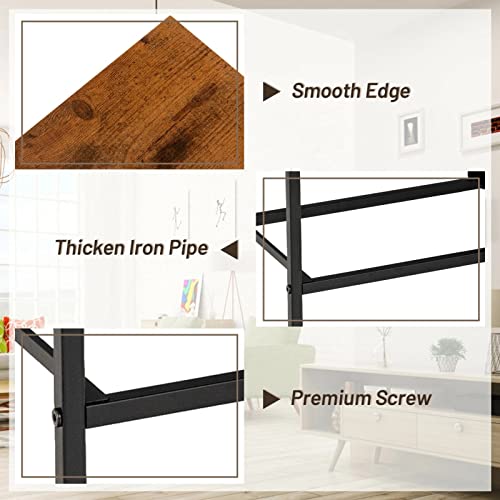 LIUZH 5 Drawer Dresser Fabric Storage Tower Unit For Bedroom Hallway Closets