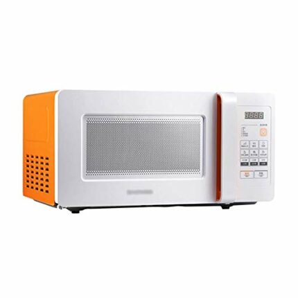 SZDQX Microwave Oven with Dial Timer, Stainless Steel, 1000-Watts,Memory Turntable-Microwave Oven with Smart Sensor, Easy Clean Interior (Color :