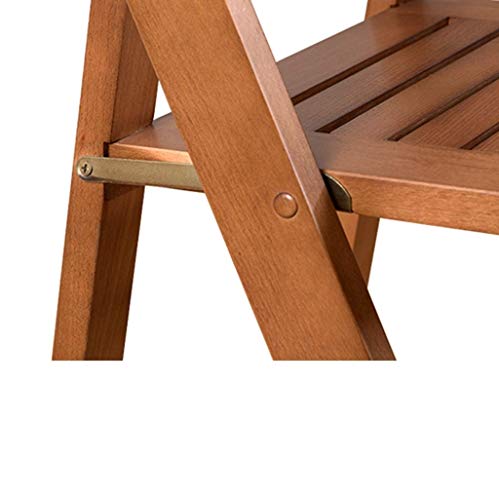 n/a Portable wooden folding chair dining chair office chair computer chair outside indoor chair banquet folding chair, Wood