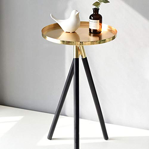 JYDQM Nordic Contracted Gold Coffee Table Creative Metal Table Wood Support Living Room Home Furniture Home Decoration Accessories