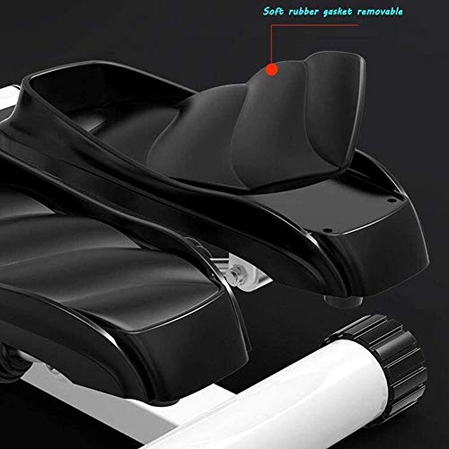 HUANGXING - Mini Fitness Hydraulic Stepper, Men and Women Stepper Cardio Exercise Trainer, Monitor and Resistance Bands Stepper Exercises Equipme