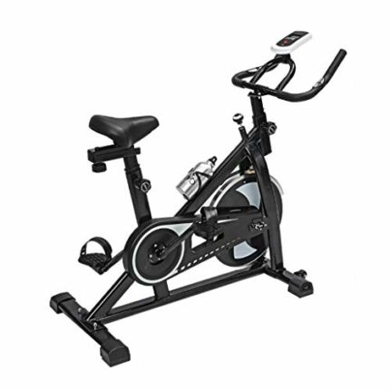 N/A Max Load Weight Static Bicycle Exercise Bike Indoor Cycling Bike Cardio Bike Silent Bicycle Cycling Flywheel Home Fitness