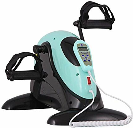 LUNEZY Therapy and Rehab Bike Pedal Motorized Trainer for Handicap, Electric Pedal Exerciser - Arm/Leg Exercise Cycling Trainer Stationary