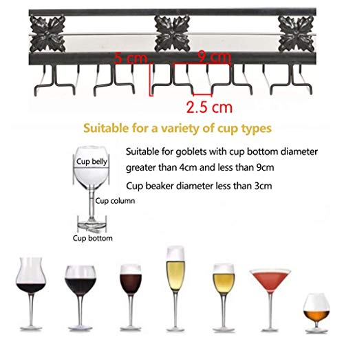 Wall-Mounted Wine Glass Holder Stylish Simplicity Decoration Glass Bottle Holder Household Storage Wine Rack Goblet Holder Glass Wine Holder Brac