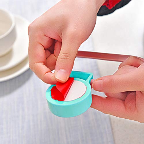 IKAAR Towel Holder Towel Ring Wall Mounted Bathroom Towel Holder Nail Free Self Adhesive Towel Holder Stick on Wall Hand Towel Holder Blue