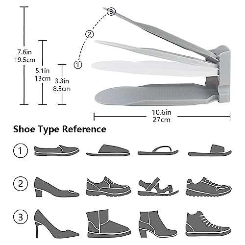 Shoe Slot Organizer, Shoe Rack, Adjustable Shoe Tray, Shoe Storage Rack, Shoe Slot Storage Box, Adjustable Shoe Storage Device, Shoe Rack Organiz