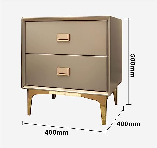 Modern Minimalist Nightstands Bedroom Furniture Smart with Lamp Fashion Bedside Table Light Luxury Designer Storage Cabinet