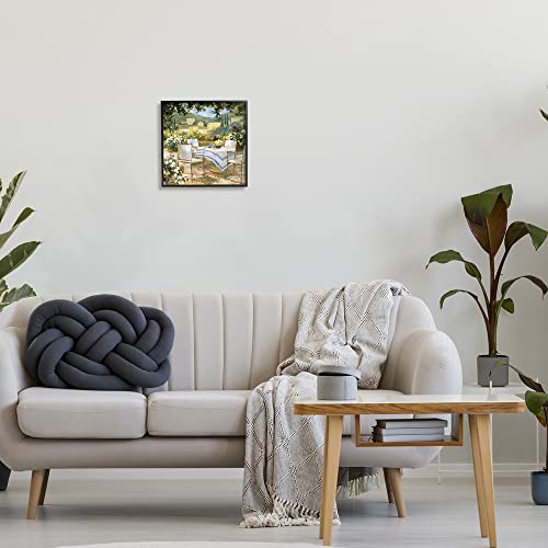 Stupell Industries Tuscan Terrace Vineyard French Picnic Courtyard Villa Scenery, Design by JG Studios