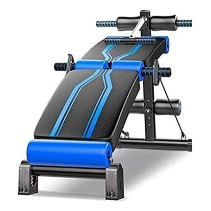 ZXNRTU Full Body Workout Sit Up Bench, Foldable Multi-Purpose Exercise Bench for Full Body Workout, Abdominal Training Equipment, Incline Decline