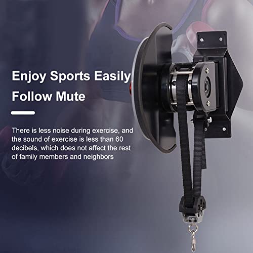 Wall-mounted Eccentric Flywheel Training Equipment, Variable Resistance Centrifuge pully Trainer, Home Gym Strength Training Equipment with Acces