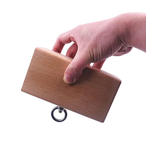 Lights Mountain Wooden Pinch Block Grip Hand Grip Workout Climbing Power Grips Forearm Finger Exerciser Strength Training Strengthener Equipment