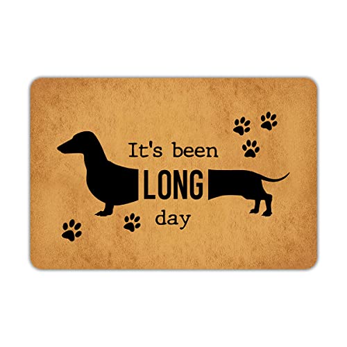 Funny Doormat Hope You Like Ms Rachel Non-Slip Outdoor/Indoor Rubber Door Mats for Front Door/Garden/Kitchen/Bedroom 23.6" x 15.7"