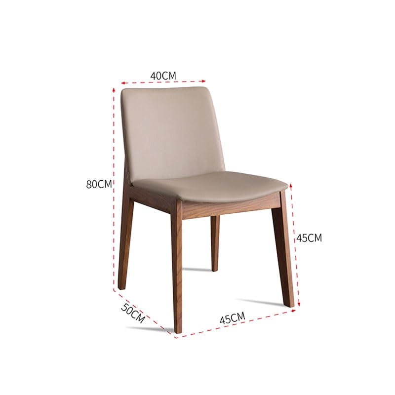 LUKEO Dresser Wooden Kitchen Dining Chair Bedroom Salon Ergonomic Office Dining Chair Home Furniture