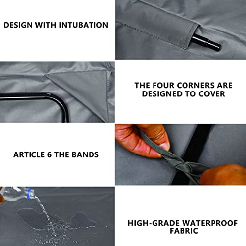 Swing Chair Canopy Cover,195 * 125 * 15cm Garden Swing Chair Canopy Replacement, Waterproof Windproof Swing Chair Canopy Replacement 3 Seater Gar