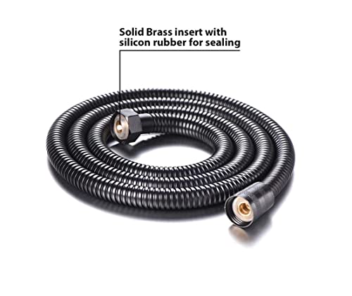 Black matt Universal 1 Mode Shower Head Slim Square High Pressure Shower Head Rainfall Hand Held Water Saving Bathroom Handshower