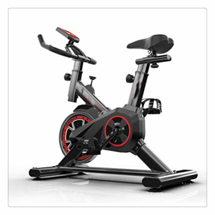 n/a Home Exercise Spinning Bike Fitness Equipment Mute Exercise Bike Indoor Exercise Bicycle Cycling Trainer Sports Equipment (Color : Black)