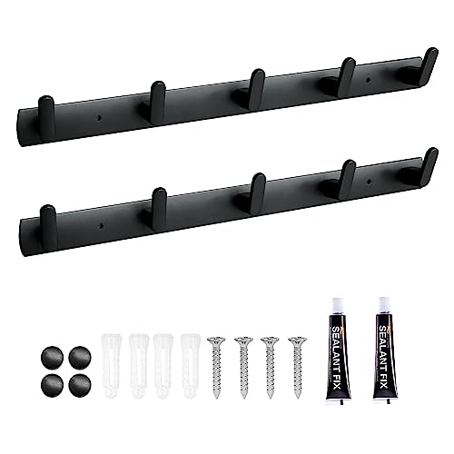 CyanCloud Coat Hooks,Coat Hooks Wall Mounted,Heavy-Duty Over Door Hanger,White Door Hooks Aluminum Coat Hook Wall Hooks for Hanging Bags Towel Ke