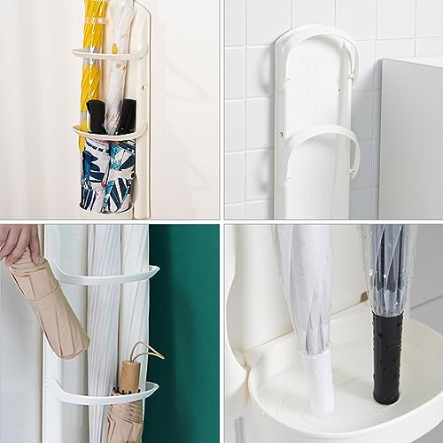 Cabilock Shelf Bracket Storage Shelving Umbrella Storage Rack Plastic Rack Umbrella Holder Wall Hanging Umbrella Stand for Christmas Home Office