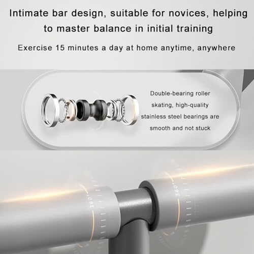 FAcoLL 2 in 1 Leg Exerciser, Leg Stretcher with Counter, Ski Machine Pelvic Floor Muscle Trainer, Fitness Stepper Cardio Trainer Machine, for Bod