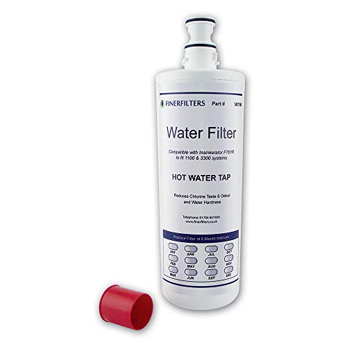 Finerfilters FF-40 Water Filter Cartridge Compatible with InSinkErator F-701R and F-201R Hard Water Filter to fit Neo Tank Systems with A1 or A3