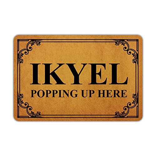 Front Door Mat Welcome Mat Sorry We're All Peopled Out Rubber Non Slip Backing Funny Doormat Indoor Outdoor Rug 24"(W) X 16"(L)