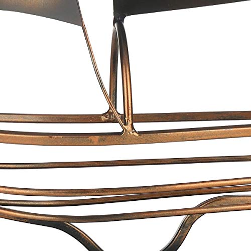 NEOCHY Sailing Wine Bottle Holder Iron Art European Creative Wine Rack Classic Bottle Storage Holder Practical Decoration