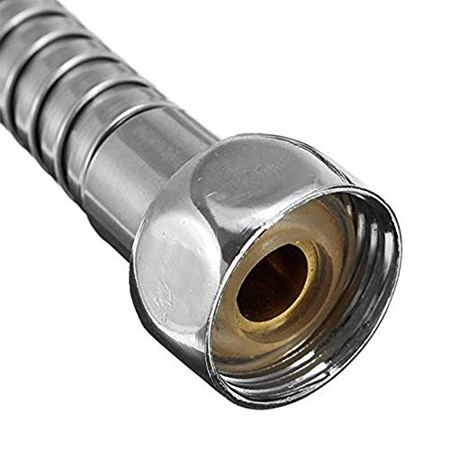 Buwico Extra Long Replacement Shower Hose 118-Inch (3-Meter), Stainless Steel
