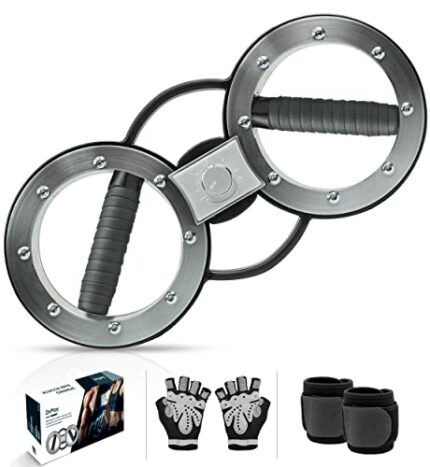 Burn Machine Spinning Burn Rotator Home Boxing Gym Equipment with Adjustable Resistance Gloves Wrist Bands for Workouts and Strength Training of