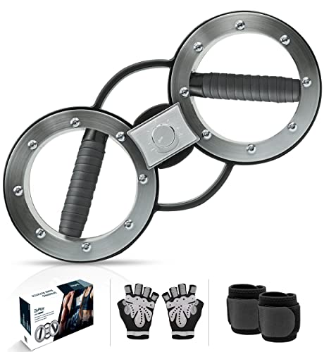 Burn Machine Spinning Burn Rotator Home Boxing Gym Equipment with Adjustable Resistance Gloves Wrist Bands for Workouts and Strength Training of