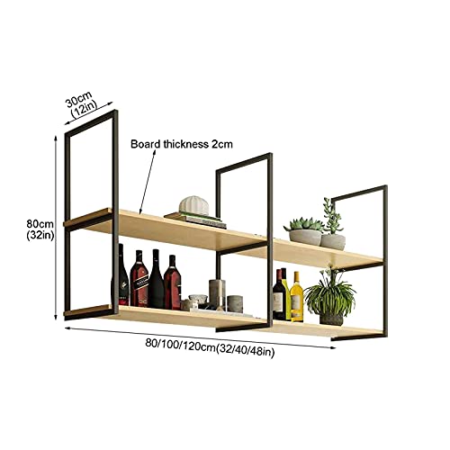 EYLINK Wine Rack Ceiling Wine Rack European Wall Mounted Plant Stands Hanging Wine Glass Holder Kitchen Restaurant Bar Wall Shelf Floating Shelve