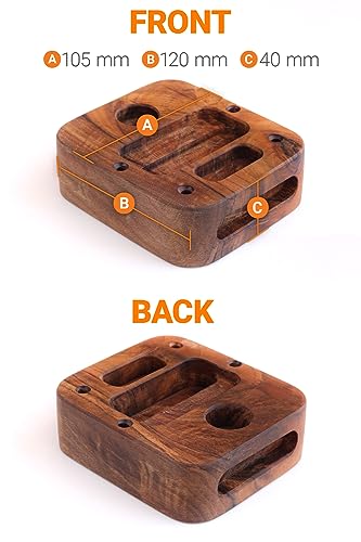 masilas Portable Hangboard for Rock Climbing Holds Fingerboard Trainer for Hand Grip Strength Pull-Up Grips Arm Pinch Grip Forearm Exerciser Trai