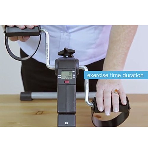 Pedal Exerciser with Digital Display M37352 and Dycem Reel Grip Material 20 x 100 cm Bundle