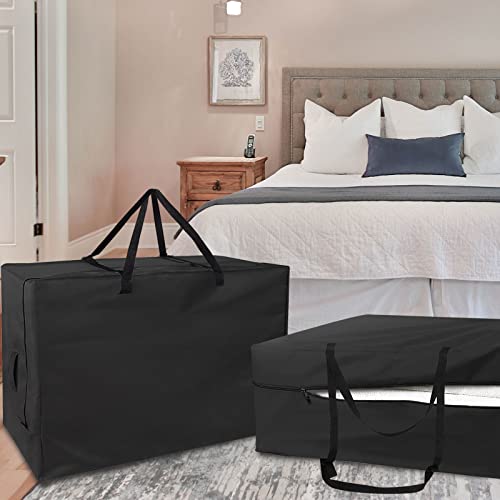 Hohong Folding Mattress Storage Bag for Milliard 10cm Folding Mattress,Tri Folding Mattress Carry Case Tri-Fold Guest Bed Mattress Bag-80x66x33cm