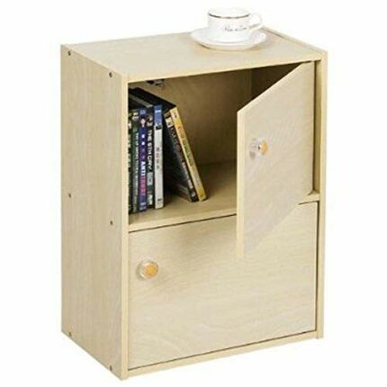 FURINNO Bookcases, Wood, Steam Beech, one size