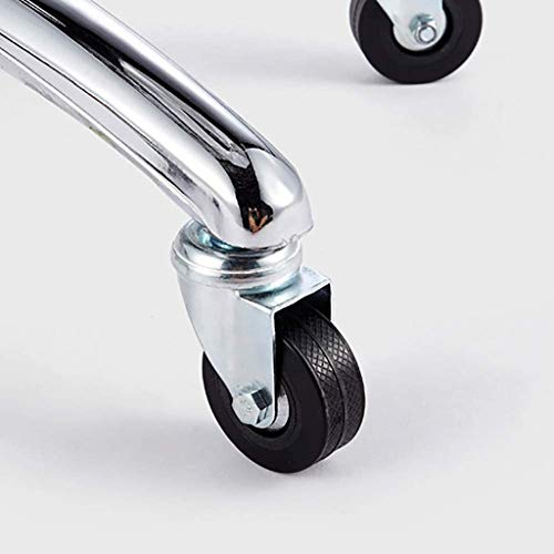 SDFGH Industrial Metal Finish 360° Swivel Adjustable Height PU Upholstered Seat Assembled Pub Home