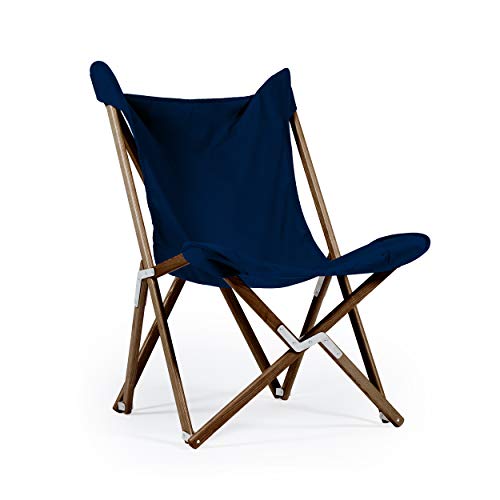 Telami–Tripolina Chair–Collection Recycled–Arm Chair–Foldable and Light – Pomegranate Colour – Natural Frame – Made in Italy - Outdoor Furniture,