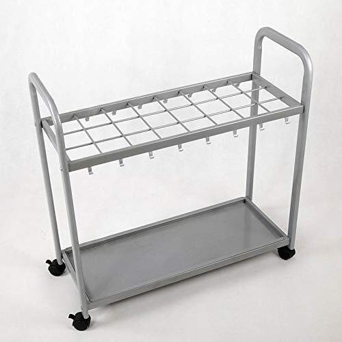 MiroDo Umbrella Stands Umbrella Stand Household Metal Pulley Drip Tray Large Household Storage Rack Walking Stick Storage Bin Stand