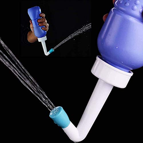Momwasher Postpartum Care Bottle Portable Bidet Sprayer Bottle, Shattaf Mom Washer 2 in 1 Travel Handheld Personal Hygiene Bidet Upside Down Sque