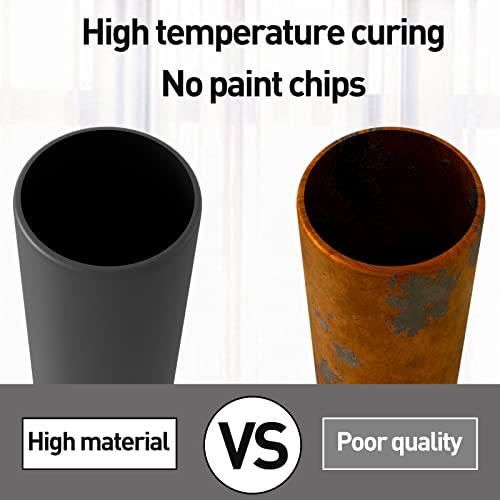 Huhote Shoe Rack 3 Tiers Iron Mesh Freestanding Shoe Organizer Storage Shelf, Storage Rack Space Saving Shoe Stand Black Metal Shoe Shelf Garage