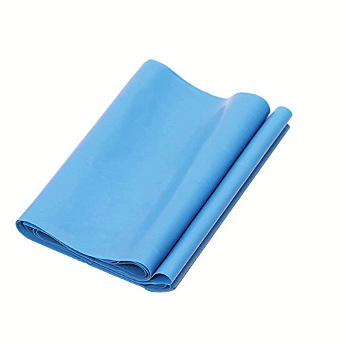 AlleTechPlus Resistance Stretch Band 6.6 ft. 2 Pack Long Elastic Flat Bands, Latex Free, Home Gym Fitness Equipment for Physical Therapy, Pilates