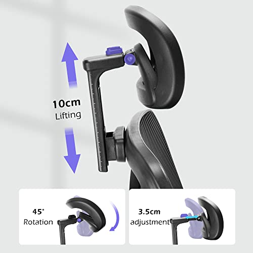 Play haha.Back Friendly Office Chair Ergonomic Desk Chair Swivel Chair With Adjustable Lumbar Support Headrest And Armrest Height Adjustment and