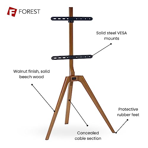 FOREST Floor TV Stand fits 45" to 65" Screens, for Samsung, Sony, LG and VESA 200x200-400x400 TVs
