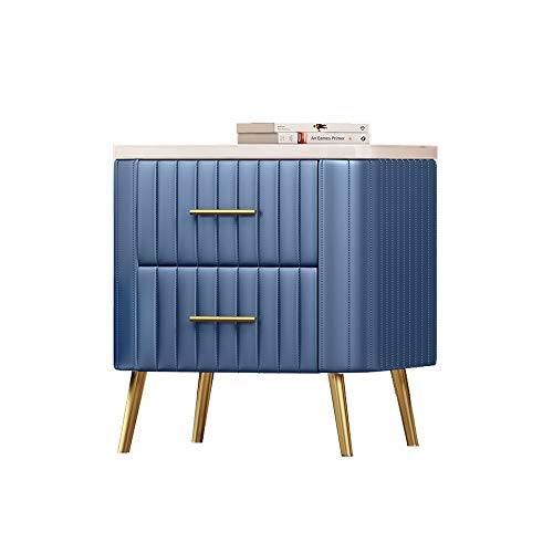 JYDQM European White Nightstand Simple Storage Cabinet Metal Storage Cabinet