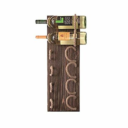 NEOCHY Wine Rack Modern Wall-Mounted Retro Home Decoration Floating Display Stand