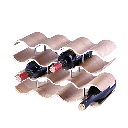 maozi Wooden Wine Rack Wine Bottle Rack Holder Home Grape Shelf Wine Cabinet Solid Wood Bottle Wine Holder